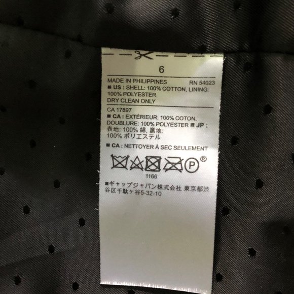 Navy Blue Academy Blazer from Banana Republic Factory - Picture 6 of 7